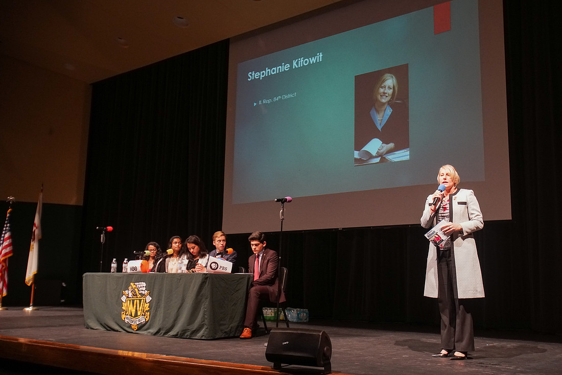 Candidates forum at Waubonsie Valley High School