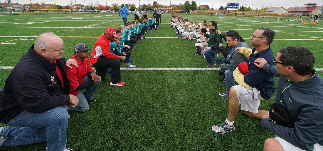 st.raphael football teams pay respect