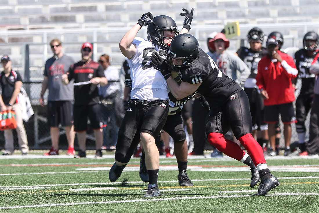 NIU FOOTBALL PRACTICE IN CHICAGO