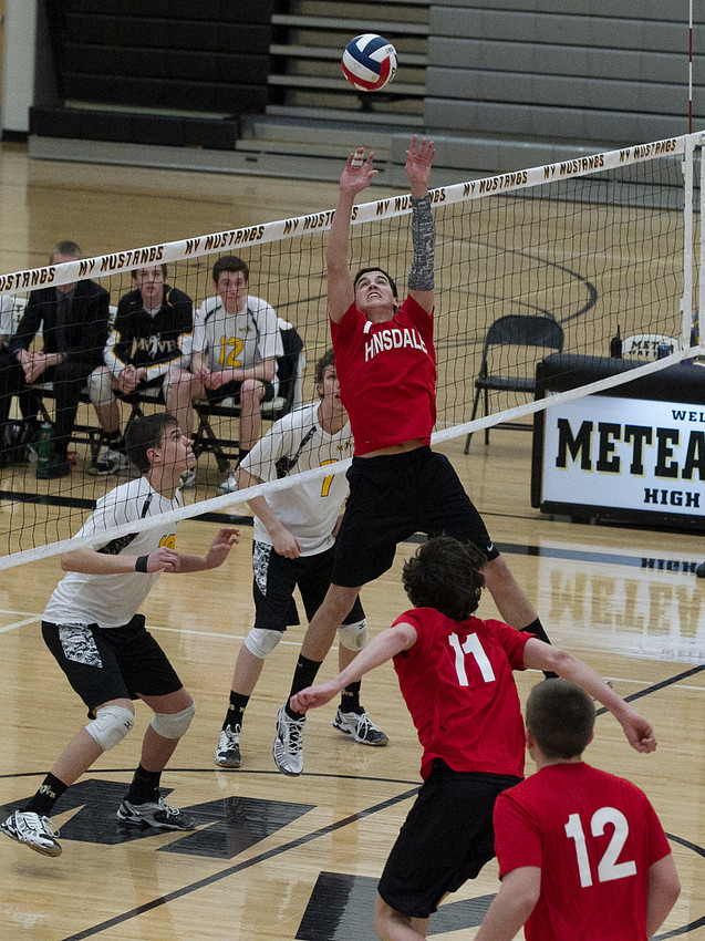 Metea Valley Vs Hinsdale Central Boys Volleyball