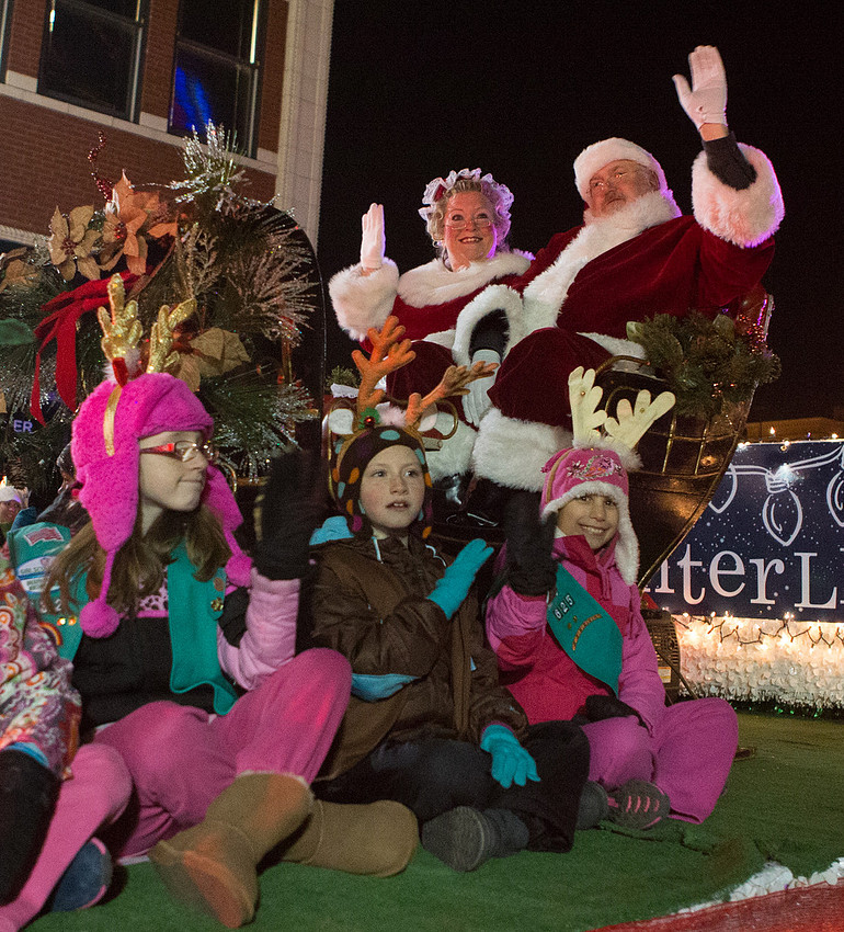 Aurora Winter Lights festival parade