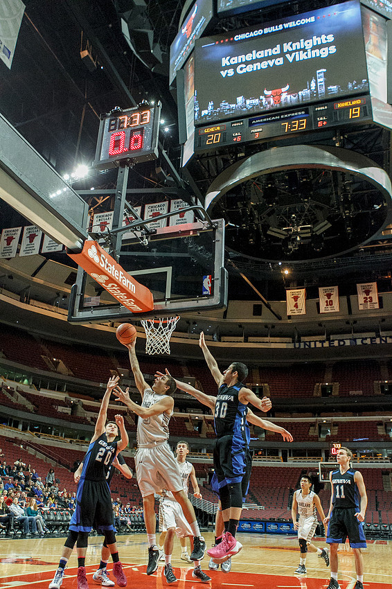 Kaneland Vs Geneva - Preps with Pros Basketball @ The United Center