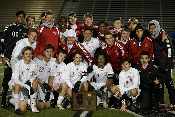 Naperville Central Boys Soccer 3A Sectional Champions 2013