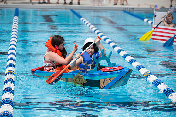 Sink or Swim Cardboard Boat Races in St. Charles IL